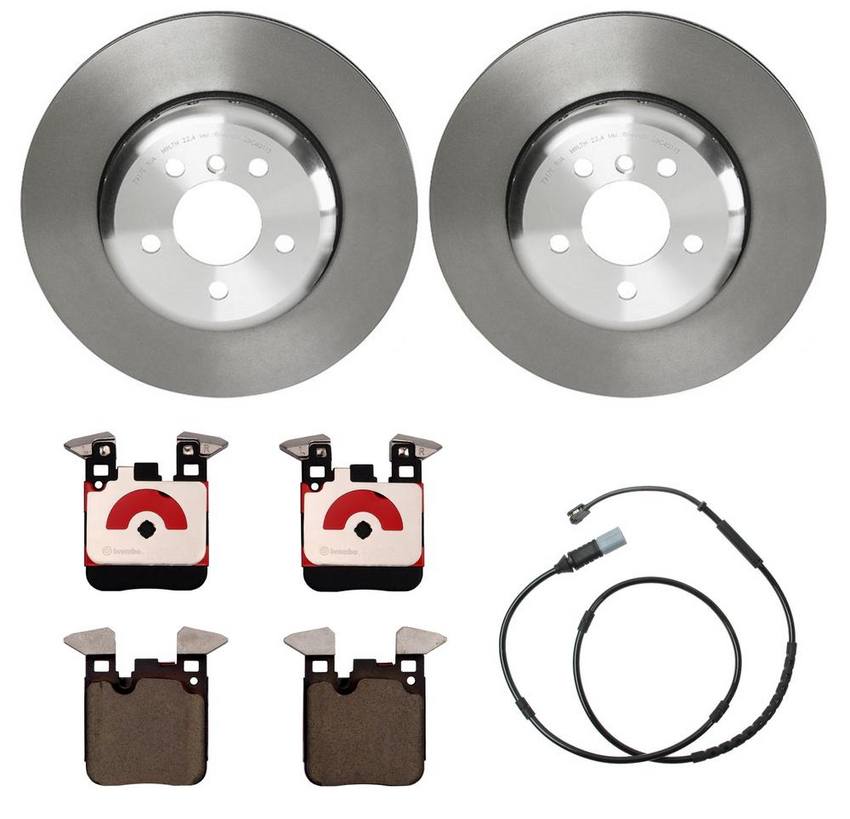 BMW Brembo Brake Kit - Pads and Rotors Rear (345mm) (Ceramic) 34356792292 - Brembo 1532030KIT